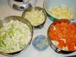 Prepped Vegetables