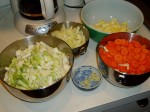 The Prepped Vegetables