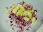 Cucumber and Red Onion